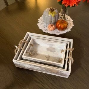 White Wash Trays ✨